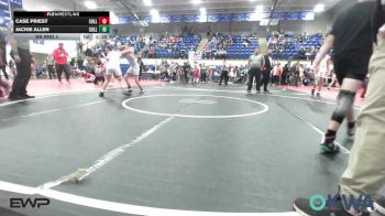 96 lbs Rr Rnd 4 - Case Priest, Collinsville Cardinal Youth Wrestling vs Jackie Allen, Collinsville Cardinal Youth Wrestling