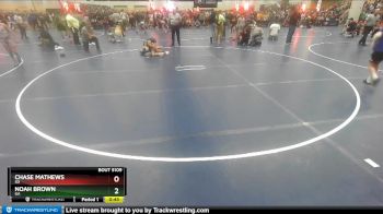 92 lbs Champ. Round 2 - Noah Brown, GA vs Chase Mathews, SD