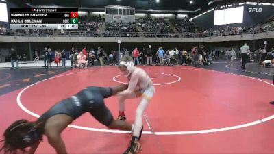 95 lbs Round Of 16 - Brantley Shaffer, Jersey Shore vs Kahlil Coleman, Dover