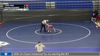 133 lbs Champ. Round 1 - Colby Jones, Shenandoah University vs Michael Policarpio, Roanoke College