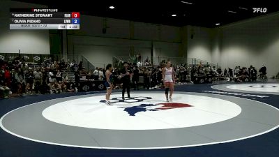 72 lbs 7th Place Match - Katherine Stewart, Florida vs Olivia Pizano, Lehigh Valley Wrestling RTC