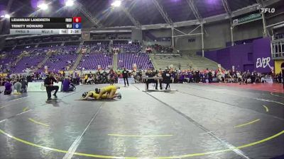 117 lbs Semis (4 Team) - Trinity Howard, West Liberty vs Leiannah Landreth, Fort Hays State