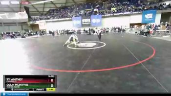 1A 132 lbs 3rd Place Match - Colin McIntyre, Vashon Island vs Ty Whitney, Eatonville