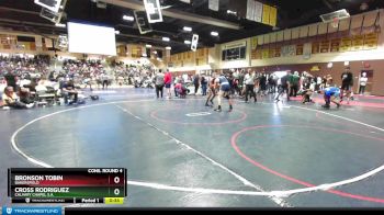 152 lbs Cons. Round 4 - Bronson Tobin, Bakersfield vs Cross Rodriguez, Calvary Chapel S.A.