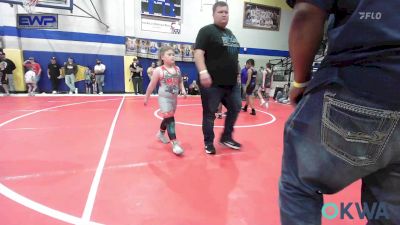 90 lbs Rr Rnd 3 - BOSTON MARZETT, KIPP TULSA vs Kayden Walker, Tulsa Blue T Panthers