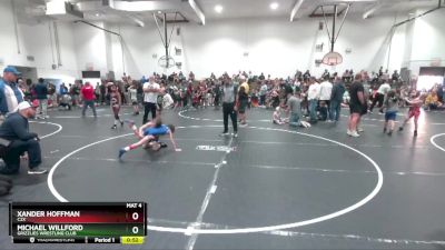 60 lbs Round 3 - Michael Willford, Grizzlies Wrestling Club vs Xander Hoffman, C2X