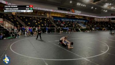 150 lbs 11th Place Match - Ben Gallagher, Waukee Northwest vs Colton Vroman, Wilmot Union