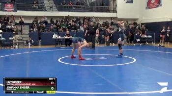 143 lbs Quarterfinal - Johanna Snider, Vanguard vs Liv Wieber, Eastern Oregon University (OR)