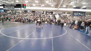 190 lbs Cons. Semi - Fernando Cortez, Brighton vs Braxton Moss, Syracuse