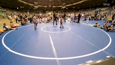 90 lbs Rr Rnd 3 - Noah Shuemake, Sallisaw Takedown Club vs Zander Pope, Keystone Wrestling Club