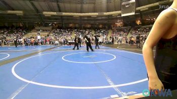 61 lbs Round Of 32 - Kroy Wolfe, Blackwell Wrestling Club vs Alex Evans, Jenks Trojan Wrestling Club