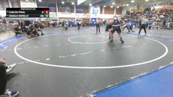 285 lbs Champ. Round 1 - Carlos Pinal, Sierra Vista vs Angelo Murillo, Ramona