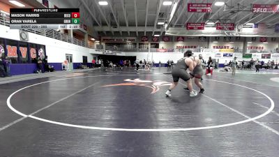 285 lbs Cons. Round 2 - Oran Varela, Graceland University vs Mason Harris, Benedictine College