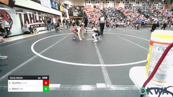 86 lbs Consolation - Eli Shaffer, R.A.W. vs Jackson Ward, HURRICANE WRESTLING ACADEMY