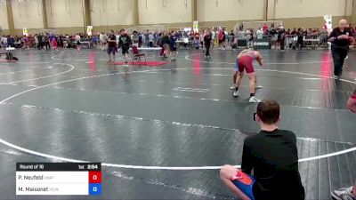 120 lbs Round Of 16 - Preston Neufeld, Unattached vs Michael Maisonet, Youth Impact Center Wrestling Club