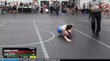 80 lbs Round 1 (4 Team) - Elise Gilfoil, Team Nauman vs Andrew Gomez, The Hunt