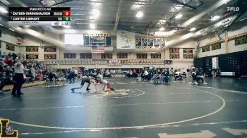 126 lbs Semifinal - Carter Libhart, Rolla vs Zayden Isringhausen, Branson