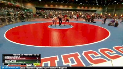 117-122 lbs Round 5 - Zj Shuster, Spanish Springs Wrestling Club vs Jaden Carmelo, Silver State Wrestling Academy