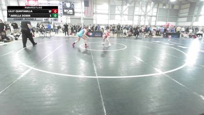 U17 Women - 57 lbs Champ. Round 2 - Lilly Quintanilla, WY vs Ariella Dobin, IL