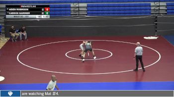 157 lbs Champ. Round 2 - Carson Gardner, Greensboro College vs Aiden Robinson, Elizabethtown College