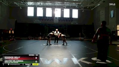 135 lbs Round 3 - McKenzie Reilly, Estacada High School vs Kirsten DeLazerda, Estacada High School