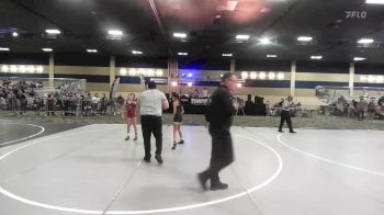 80 lbs Semifinal - Regan Kinneman, Thorobred WC vs Mi-Na Maya, Mat Demon WC