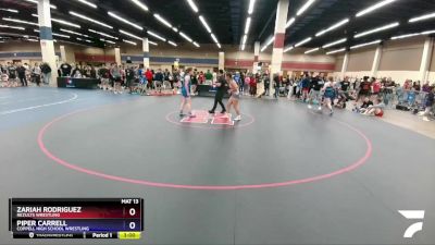 135 lbs 3rd Place Match - Zariah Rodriguez, ReZults Wrestling vs Piper Carrell, Coppell High School Wrestling