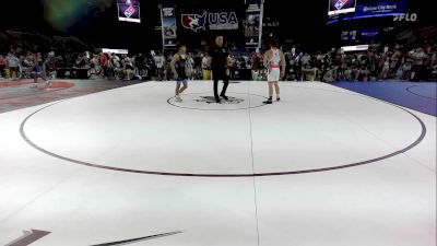 126 lbs Cons 32 #1 - Carter Thorp, OH vs Seferino De La Rosa, AZ