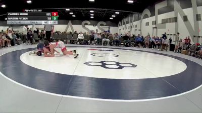 119 lbs Round 3 (6 Team) - Camden Hook, Indiana Outlaws vs Mason Pitzen, Team Ohio