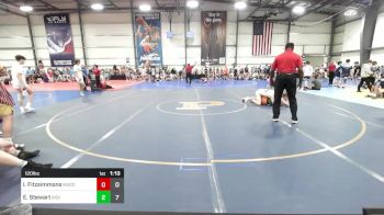 120 lbs Rr Rnd 3 - Ian Fitzsimmons, Muddawg Wrestling Club vs Elijah Stewart, Indiana Outlaws Yellow