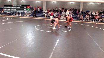 157 lbs Champ. Round 1 - Ryder Robinson, Western Wyoming College vs Fernando Dominguez, Unattached