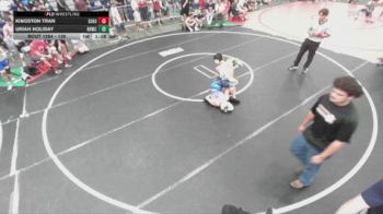 126 lbs Champ. Round 3 - Uriah Holiday, Rough House Wrestling Club vs Kingston Tran, Reign Wrestling Club