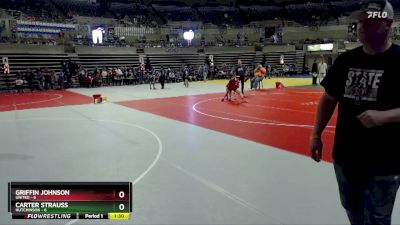 105 lbs Placement (4 Team) - Carter Strauss, Hutchinson vs Griffin Johnson, UNITED