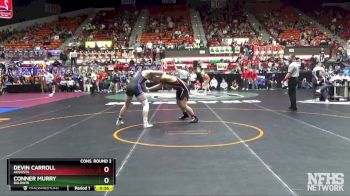 4A 215 lbs Cons. Round 2 - Devin Carroll, Augusta vs Conner Murry, Baldwin