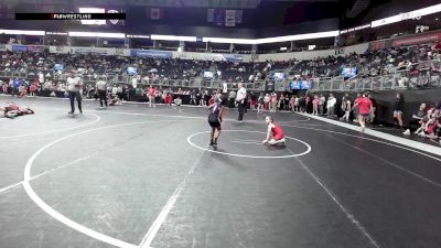60.8-66.2 lbs Rr Rnd 4 - Hazley Loyd, Mexico Youth Wrestling vs Jocelyn Gibson, East Kansas Eagles