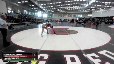 157 lbs Cons. Round 4 - Cavin Napoletano, Pennsylvania College Of Technology vs Jacob Caricato, Castleton