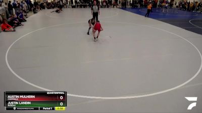 108B Quarterfinal - Justin Landin, Roseau vs Austin Mulhern, Chatfield