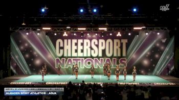 Almaden Spirit Athletics - Aqua [2026 L2 Junior - D2 - Small - B Day 1] 2026 CHEERSPORT National All Star Cheerleading Championship