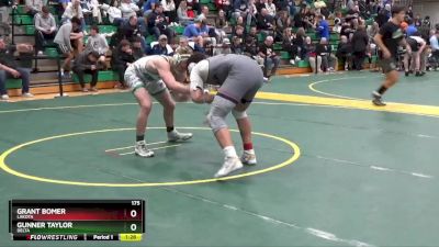 175 lbs Quarterfinal - Grant Bomer, Lakota vs Gunner Taylor, Delta