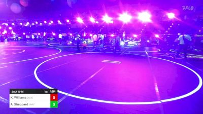 109 lbs Quarterfinal - Kellen Williams, Dodge City TC vs Adam Sheppard, Unattached