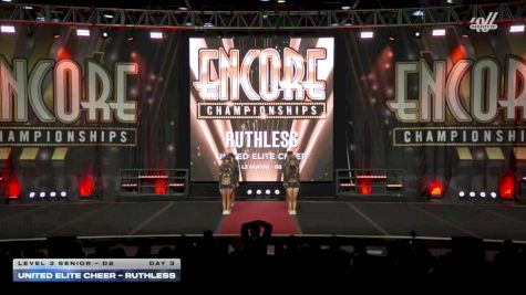 United Elite Cheer - RUTHLESS [2025 L3 Senior - D2 Day 3] 2025 Encore Grand Nationals