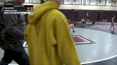 95-103 lbs 1st Place Match - Dallas Dee, Center Point-Urbana Girls vs Madilyn Payne, Starmont Girls