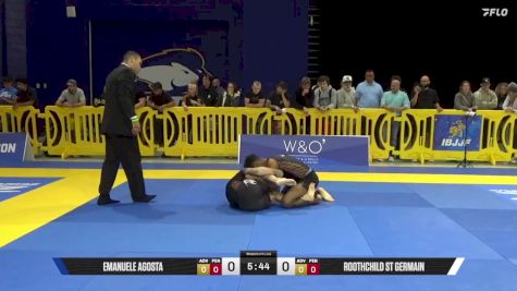 Roothchild St Germain vs Emanuele Agosta 2025 Pan IBJJF Jiu-Jitsu No-Gi Championship