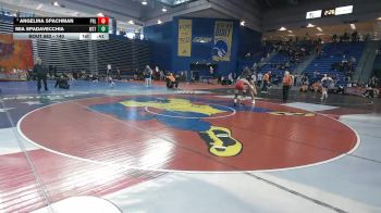 140 lbs 5th Place Match - Angelina Spachman, Parkland vs Mia Spadavecchia, Westwood