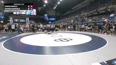 190 lbs Cons. Rd Of 64 - Carter Bighley, Wisconsin vs George Mansfield, Utah