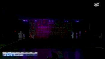 MB Elite - Diamonds [2025 L1 Youth - D2 - Medium Day 1] 2025 Cheer Power Holiday Showdown Houston