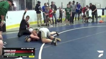 130 lbs Champ. Round 1 - Jayden Dyer, Comstock Park WC vs Derrek Ennis, Pine River Youth WC