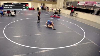 14U - 126 lbs Cons. Semis - Aaron Bailey, Eagan MatCats vs Riley Klebe, Hastings Wrestling Club