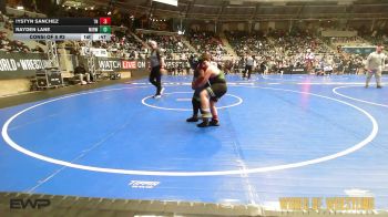 100 lbs Consi Of 8 #2 - Iystyn Sanchez, Team Nazar vs Rayden Lane, Midwest City Bombers Youth Wrestling Club
