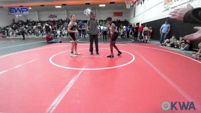 100 lbs Rr Rnd 1 - Tristan Culton, Pitbull Wrestling Academy vs Adalyn King, Beggs Youth Wrestling Program